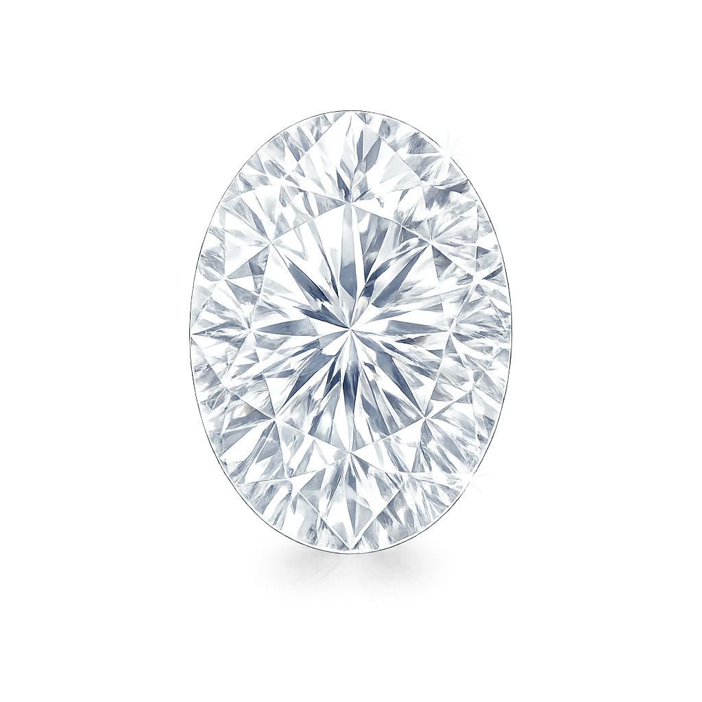 Oval diamond shape
