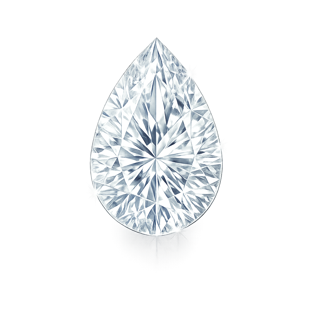 Pear diamond shape