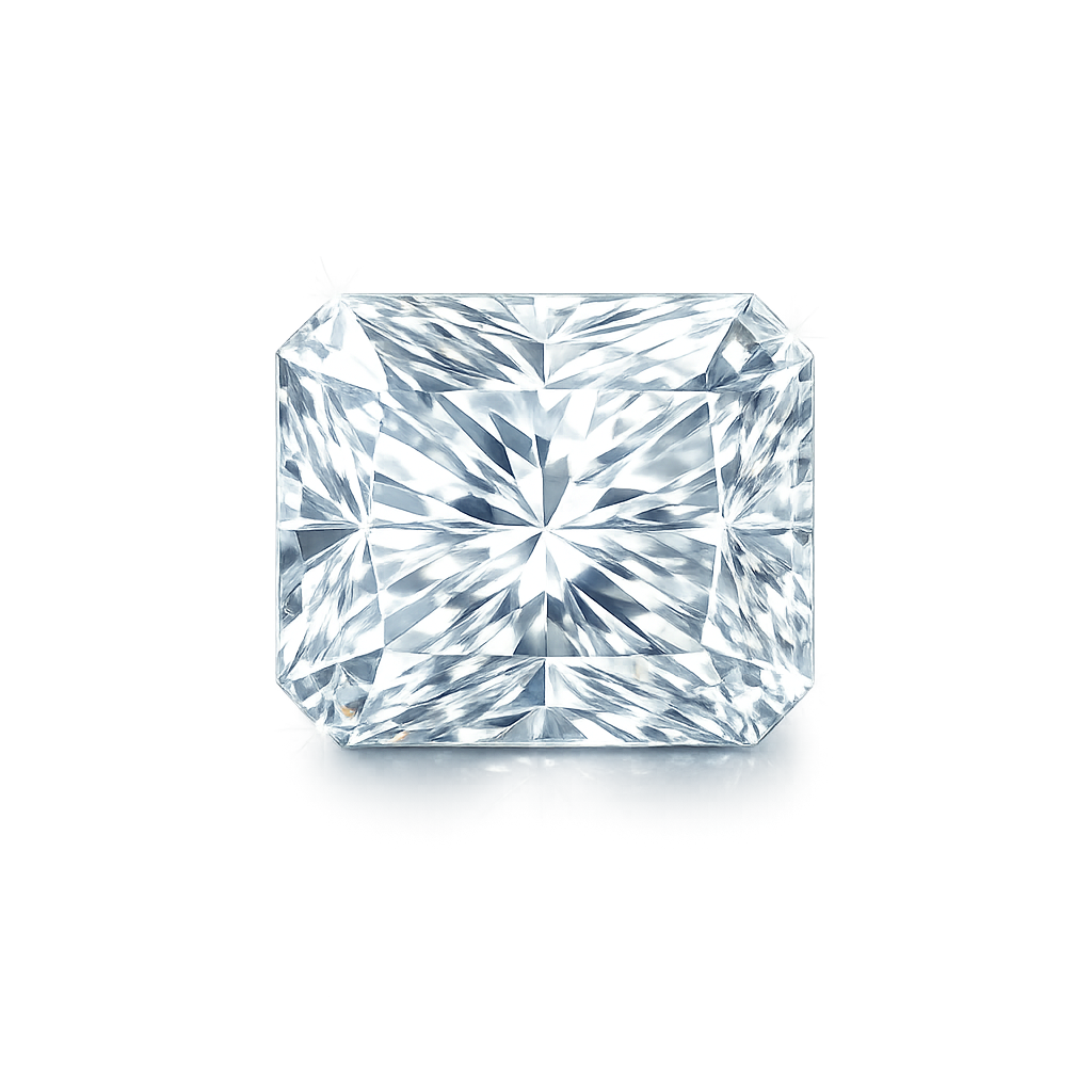 Radiant diamond shape